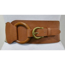 WOVEN BAND LEDER STRETCH HOCHWASSER CINCH BELT PLUS GRÖSSE XL 2XL TAN BROWN